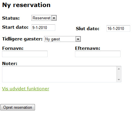 Reservation